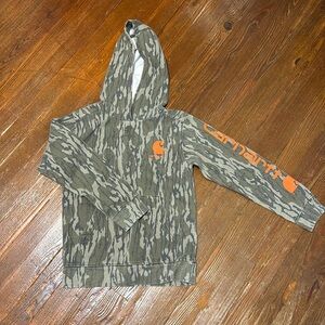 Youth boys Carhartt camo hoodie